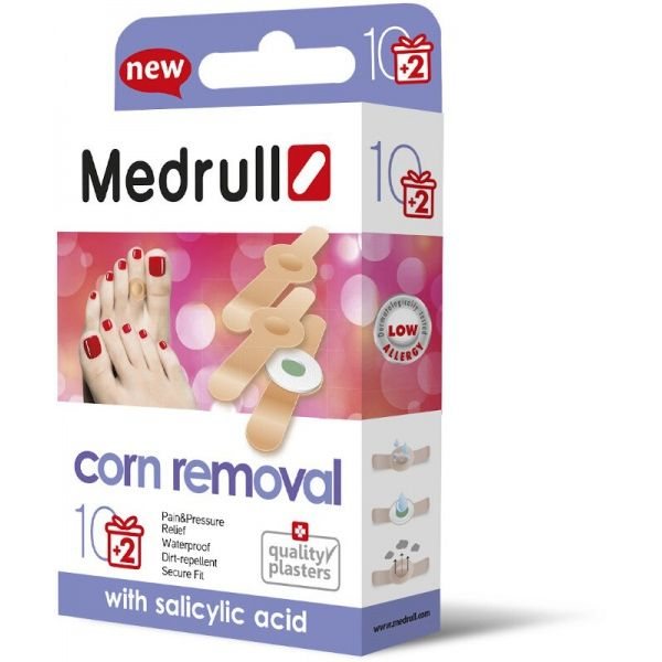 MEDRULL nuospaudų pleistras CORN REMOVAL, 12 vnt