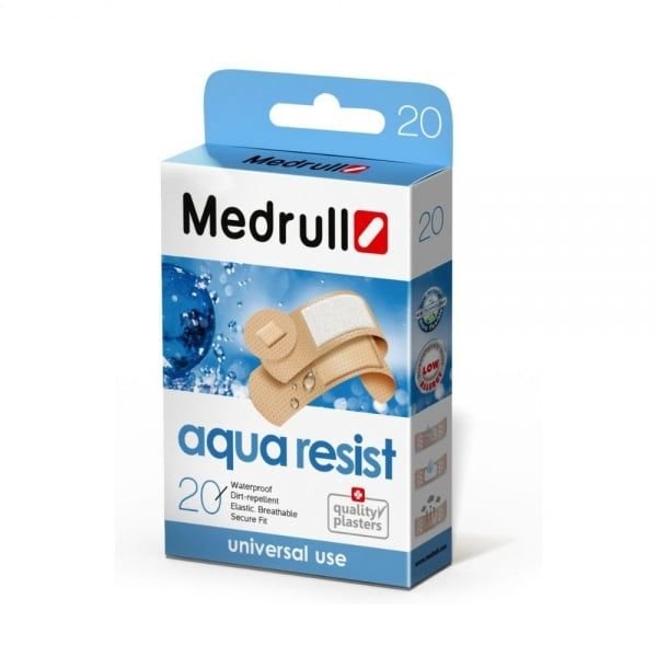 MEDRULL pleistrai AQUA RESIST, 20 vnt