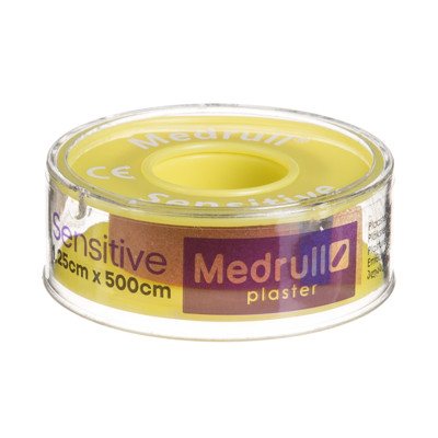 MEDRULL SENSITIVE, ruloninis pleistras, 1.25 x 500 cm