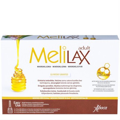 MELILAX ADULT, mikroklizma, N6, 10 g