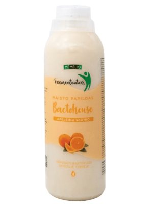 MĖMELIO FERMENTUOTAS Bactohouse apelsinų skonio, 1 l