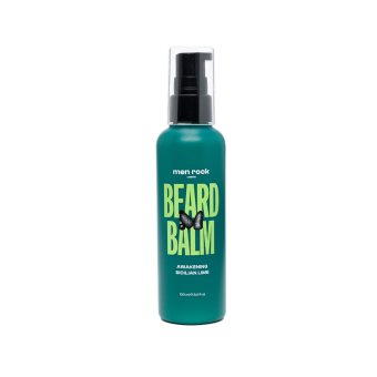 MEN ROCK barzdos balzamas su Sicilijos laimais ir kofeinu SICILIAN LIME AND COFFEINE BEARD BALM, 100 ml