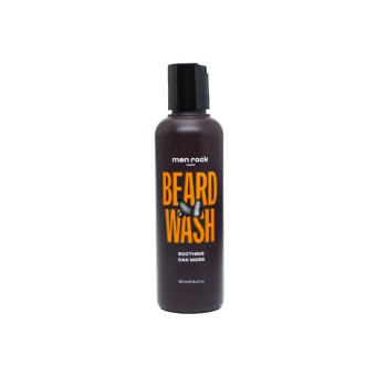 MEN ROCK barzdos šampūnas SOOTHING OAK MOSS BEARD WASH, 100 ml