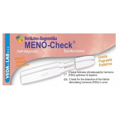 MENO-CHECK, menopauzės testas, 2 vnt