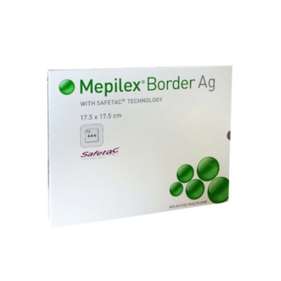 Mepilex Border Ag tvarstis, N5, 17.5 x 17.5 cm