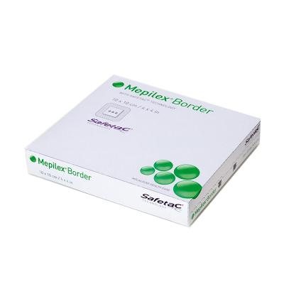 MEPILEX BORDER FLEX SILICONE FOAM DRESSING N5 (MOLNLYCKE), 10 x 10 cm