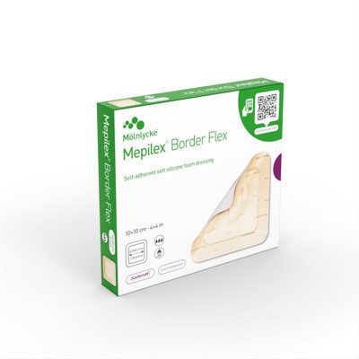 MEPILEX BORDER FLEX, x 10 cm, 5 vnt., 10 cm