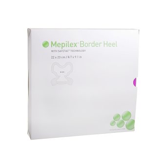 MEPILEX silikoninis tvarstis BORDER HEEL, 10 vnt., 22 x 23 cm