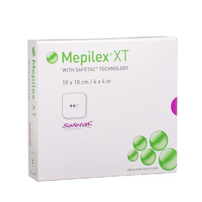 MEPILEX XT, tvarstis, x 10 cm, 5 vnt., 10 cm