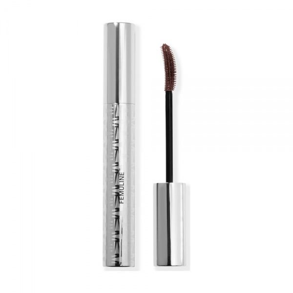 MESAUDA blakstienų tušas FEMULINE VOLUMIZING MASCARA, rudas, 9 ml