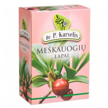 MEŠKAUOGIŲ lapų arbata, 50 g