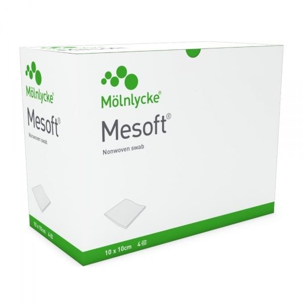 MESOFT neaustinės medžiagos nesterilios servetėlės, x 10 cm, 40 pak. x 5 vnt., 10 cm