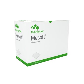 MESOFT nesterilūs tamponai, 30 gsm, 100 vnt., 10 x 10 cm