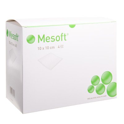 MESOFT, x 10 cm, nesterilios neaustinės servetėlės, 200 vnt., 10 cm