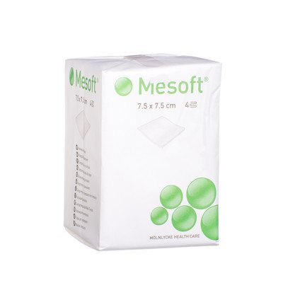 MESOFT, x 7,5 cm, nesterilios neaustinės servetėlės, 100 vnt., 7.5 cm