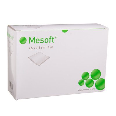 MESOFT, x 7,5 cm, nesterilios neaustinės servetėlės, 300 vnt., 7.5 cm