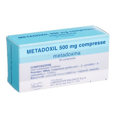 METADOXIL, 500 mg, tabletės, (l.imp.), N30
