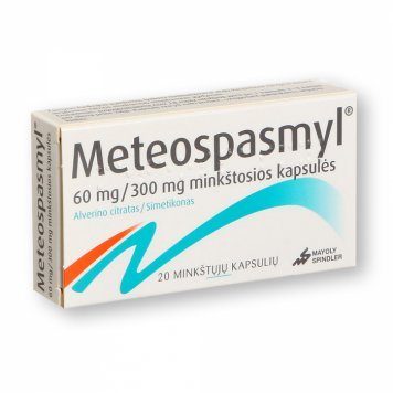 METEOSPASMYL 60 mg/300 mg kapsulės N20 (Laboratories Mayoly Spindler)