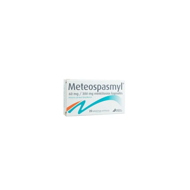 METEOSPASMYL 60mg+300mg minkšt. kaps. N20