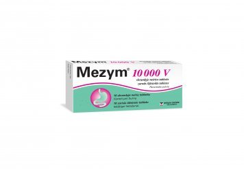 MEZYM 10000 V skrandyje neirios tabletės N10