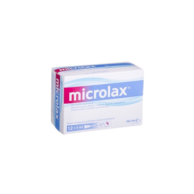 MICROLAX ties. žarnos tirp. N12 (lyg.imp.), 5 ml
