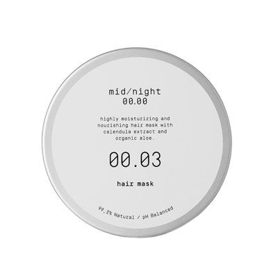 MIDNIGHT 00.03 Kondicionuojanti kaukė plaukams, 200 ml