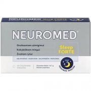 Miegui NEUROMED SLEEP FORTE, 30 čiulpiamų tablečių
