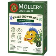 Mikrodumblių aliejus MOLLER'S SMART GROWTH KIDS WITH ALGAE, 27 guminukai