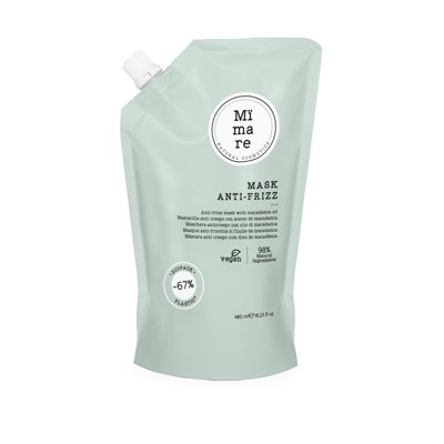 Mimare ANTI FRIZZ glotninamoji plaukų kaukė su makadamijų aliejumi, 480 ml