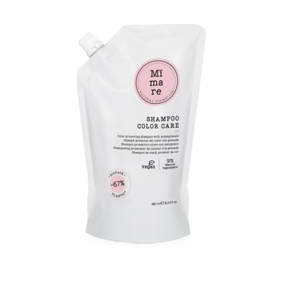 Mimare Color Care dažytų plaukų šampūnas su granatų ekstraktu, 480 ml