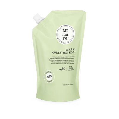 Mimare CURLY METHOD garbanotų plaukų kaukė su melionų ekstraktu, 480 ml
