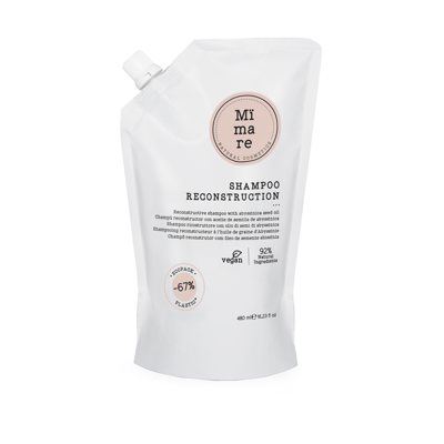 Mimare Reconstructive atkuriamasis šampūnas su balžos sėklų aliejumi, 480 ml
