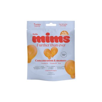 MIMS, KONCENTRACIJAI IR ATMINČIAI maisto papildas, 35 guminukų