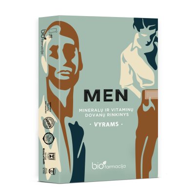 Mineralų ir vitaminų dovanų rinkinys vyrams MEN N60