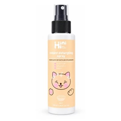 MiniMi Kids Beauty Plaukų iššūkavimą lengvinantis purškiklis su natūraliais ingredientais, 100 ml