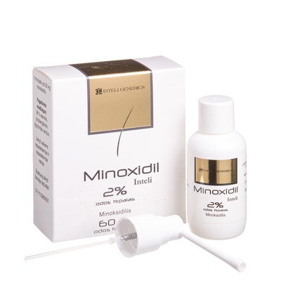 MINOXIDIL INTELI, 20 mg/ml, odos tirpalas, N1, 60 ml