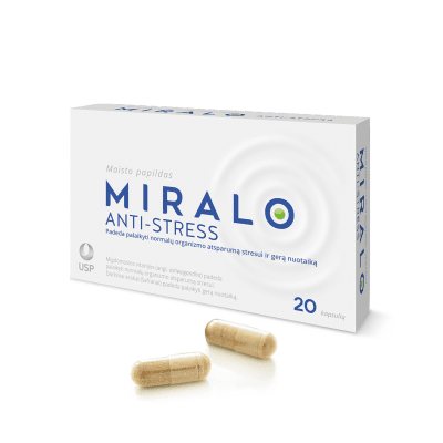 MIRALO ANTI-STRESS kapsulės N20
