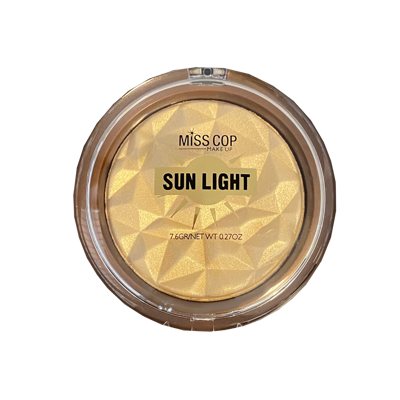 Miss Cop HIGHLIGHTER SUN LIGHT švytinti pudra, 02- Honey, ., 7.6 g