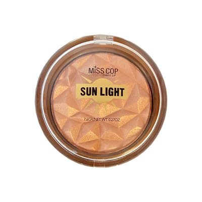 Miss Cop HIGHLIGHTER SUN LIGHT švytinti pudra, 03- Brown Sugar, ., 7.6 g