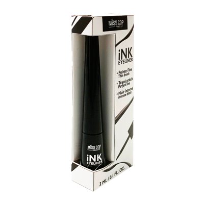 Miss Cop INK EYELINER skystas akių pravedimas, 01- Noir, ., 3 ml