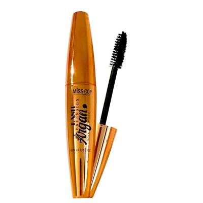Miss Cop Mascara LASH EXTENSION à l’Huile d’Argan blakstienų tušas, 01- Noir, ., 10 ml