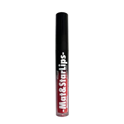 Miss Cop Mat & Star Lips skysti lūpų dažai, 02- Rouge épicé, ., 3.3 ml