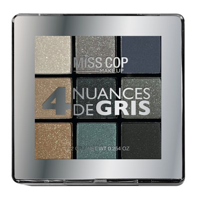 Miss Cop Palette NUANCIER akių šešėlių paletė, 4- Nuances de Gris, ., 7.2 g
