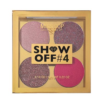Miss Cop Palette SHOW OFF #4 akių šešėlių paletė, ., 6.16 g