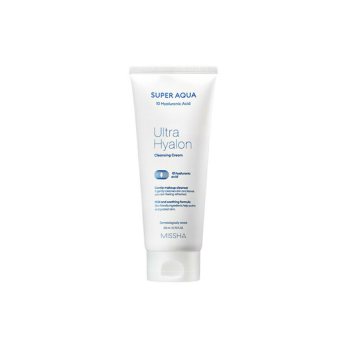 MISSHA kreminės prausimosi putos su hialurono rūgštimi, Super Aqua Ultra Hyalon Cleansing Cream, 200 ml