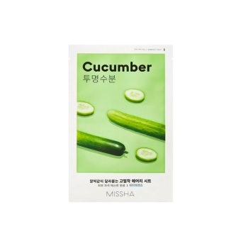 MISSHA lakštinė veido kaukė su agurkų ekstraktu Airy Fit Sheet Mask Cucumber, 19 g
