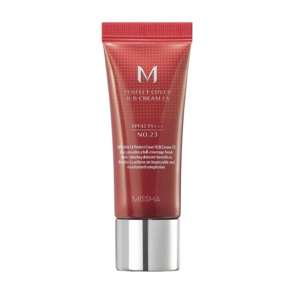 MISSHA tonuojantis BB kremas M PERFECT COVER BB CREAM, SPF42, No. 23, 20 ml