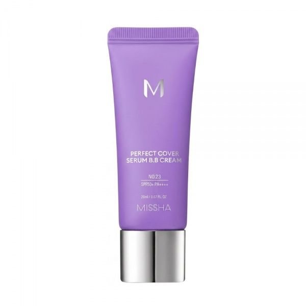 MISSHA tonuojantis BB kremas M PERFECT COVER SERUM B. B. CREAM, SPF50+, No. 23, 20 ml