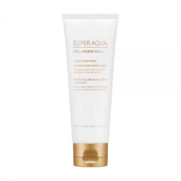 MISSHA valomosios veido putos SUPER AQUA CELL RENEW SNAIL, 100 ml