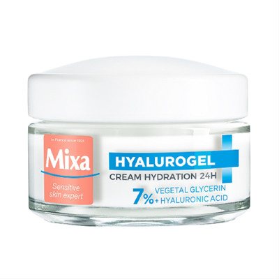 MIXA HYALUROGEL, drėkinamasis gelinis veido kremas, 50 ml